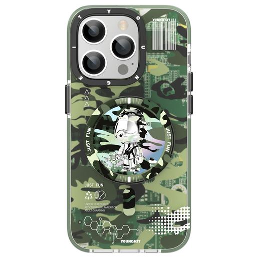 تصویر کاور یانگ کیت Youngkit مدل camouflage کد MCSK002 مناسب برای گوشی موبایل اپل IPHONE 13 PRO MAX