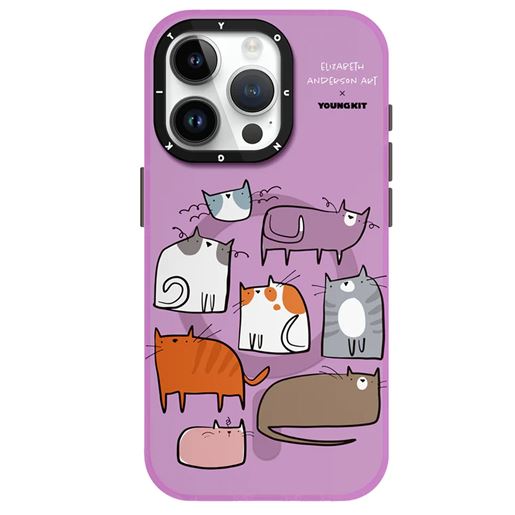 تصویر کاور یانگ کیت مدل Adorable Cat کد EAAmmcx001 مناسب برای گوشی موبایل اپل IPHONE 14 Pro Max