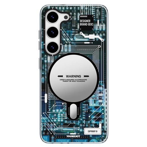 تصویر کاور یانگ کیت مدل Technology Magnetic کد CX018 مناسب برای گوشی موبایل سامسونگ SAMSUNG S24