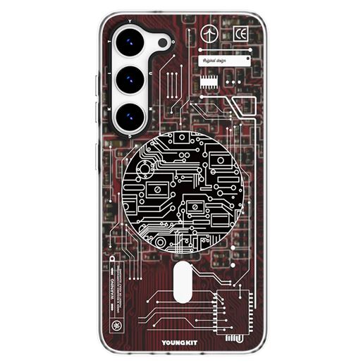 تصویر کاور یانگ کیت مدل Technology Magnetic کد CX019 مناسب برای گوشی موبایل سامسونگ Galaxy S24