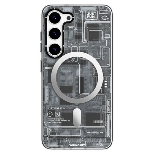 تصویر کاور یانگ کیت مدل Technology Magnetic کد CX020 مناسب برای گوشی موبایل سامسونگ Galaxy S24