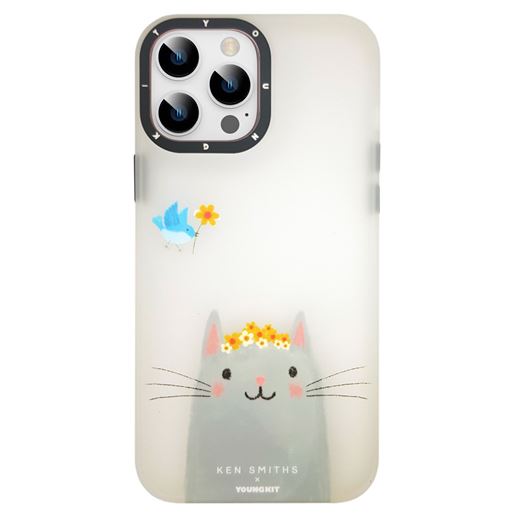 تصویر کاور یانگ کیت مدل Cat Talk کد MY004 مناسب برای گوشی موبایل اپل IPHONE 13 Pro Max